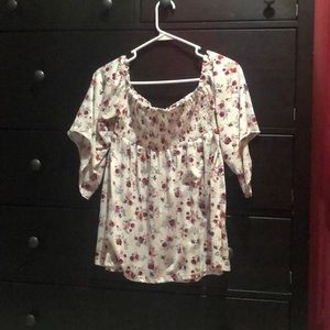 I am selling and off both shoulders blouse.